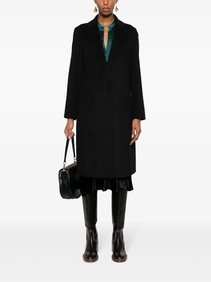 Notched-Lapel Trench Coat