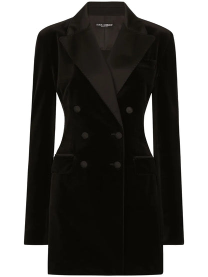 Turlington Velvet Blazer