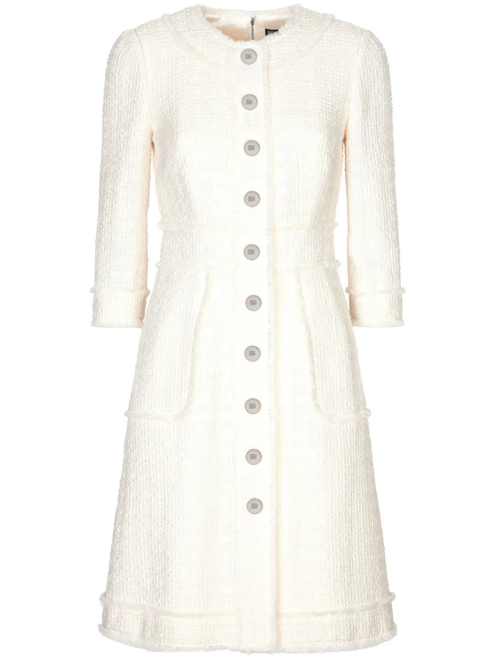 A-Line Tweed Dress