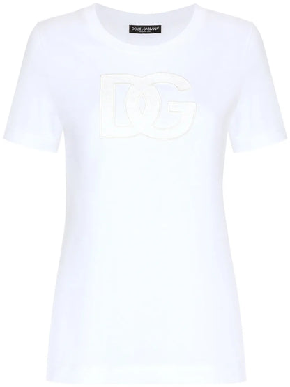 Logo-Patch Cotton T-Shirt