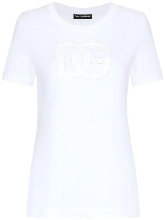 Logo-Patch Cotton T-Shirt