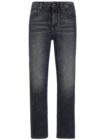 Mid-Rise Boyfriend Jeans