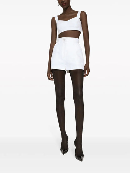 Logo-Jacquard High-Waisted Short