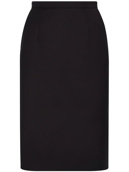 High-Waist Pencil Miniskirt