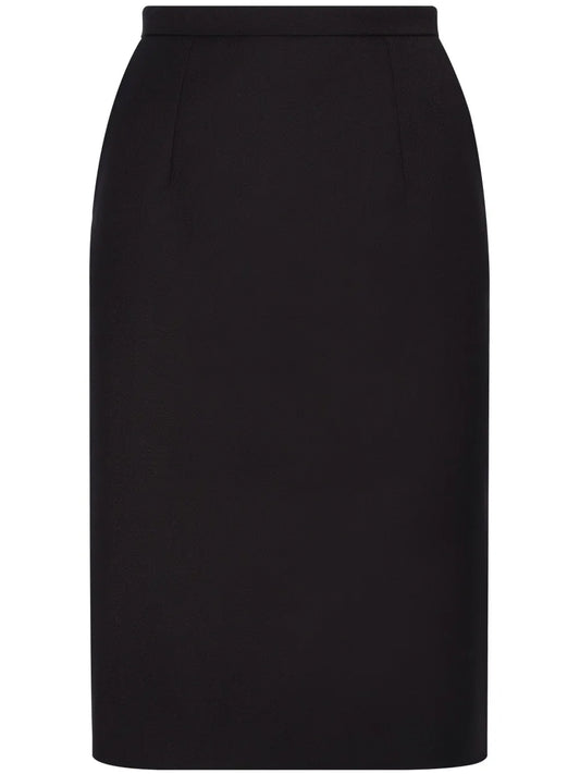 High-Waist Pencil Miniskirt