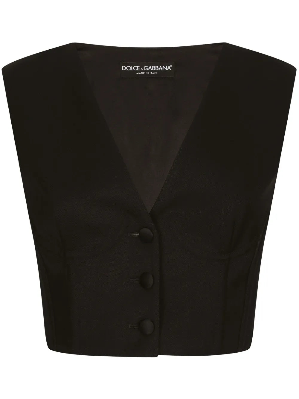 Cropped Bustier Vest