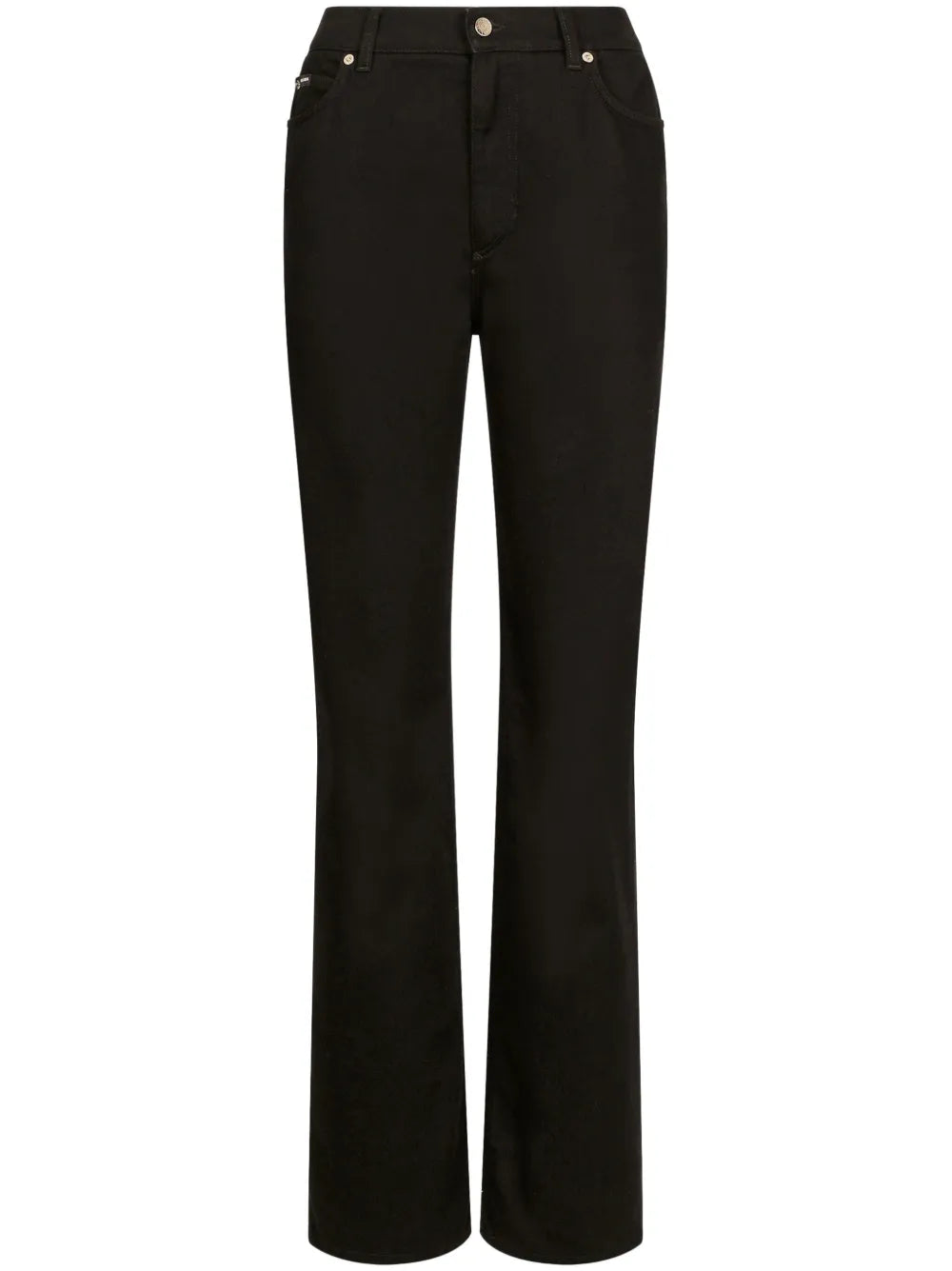 Logo-Patch Wide-Leg Jeans