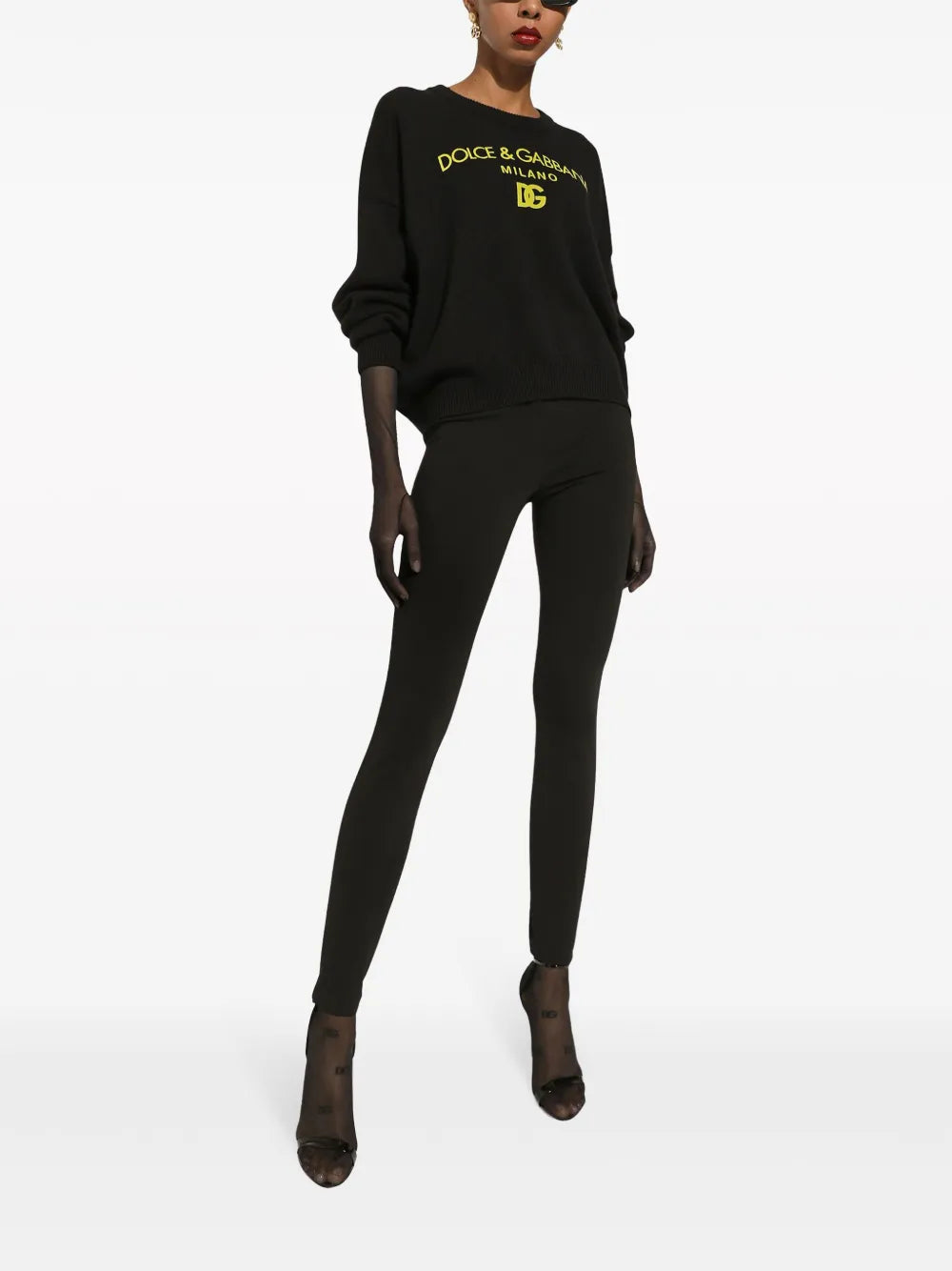 Logo-Print Cashmere Jumper
