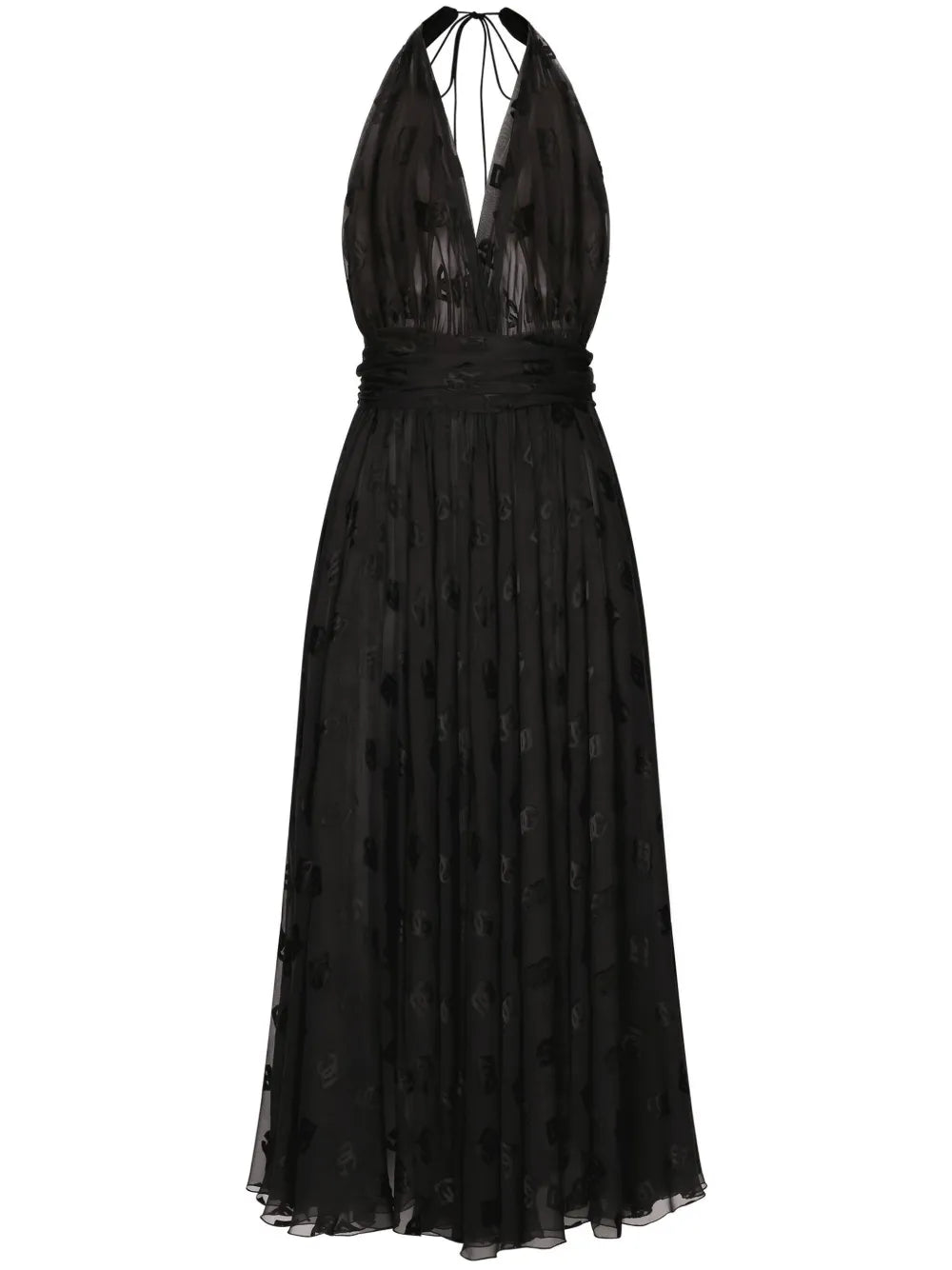 Dg-Print Midi Dress
