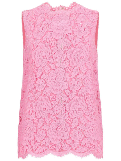Cordonetto-Lace Top