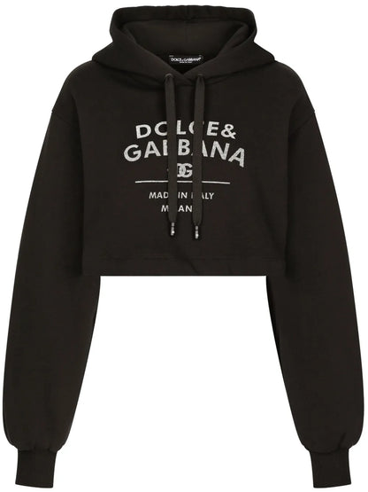 Logo-Print Cotton-Blend Hoodie