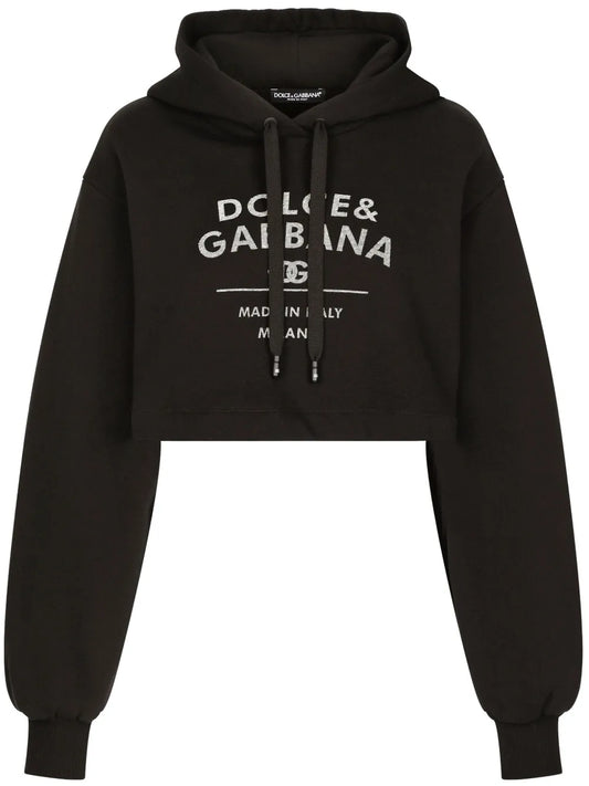 Logo-Print Cotton-Blend Hoodie