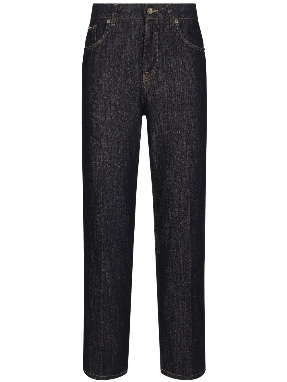 High-Rise Straight Jeans