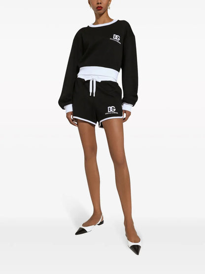 Logo-Embroidered Drawstring-Waistband Shorts