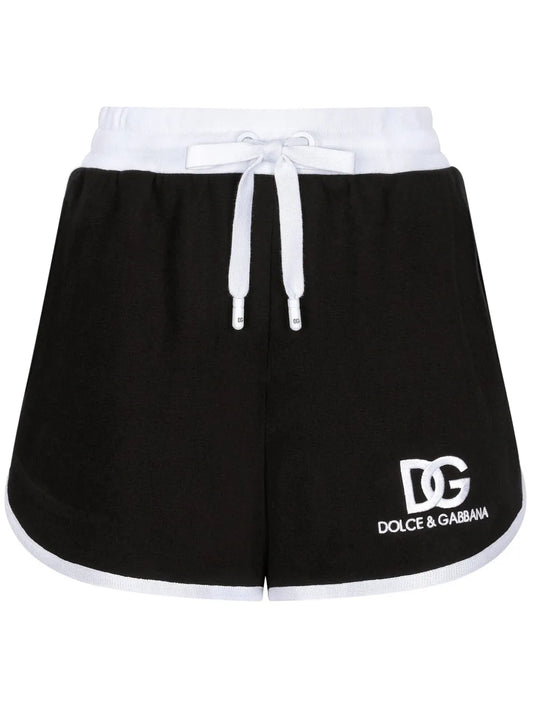 Logo-Embroidered Drawstring-Waistband Shorts