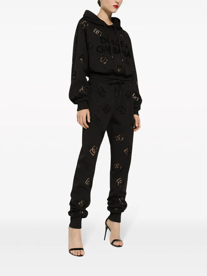 Logo-Embroidered Drawstring-Waistband Track Pants