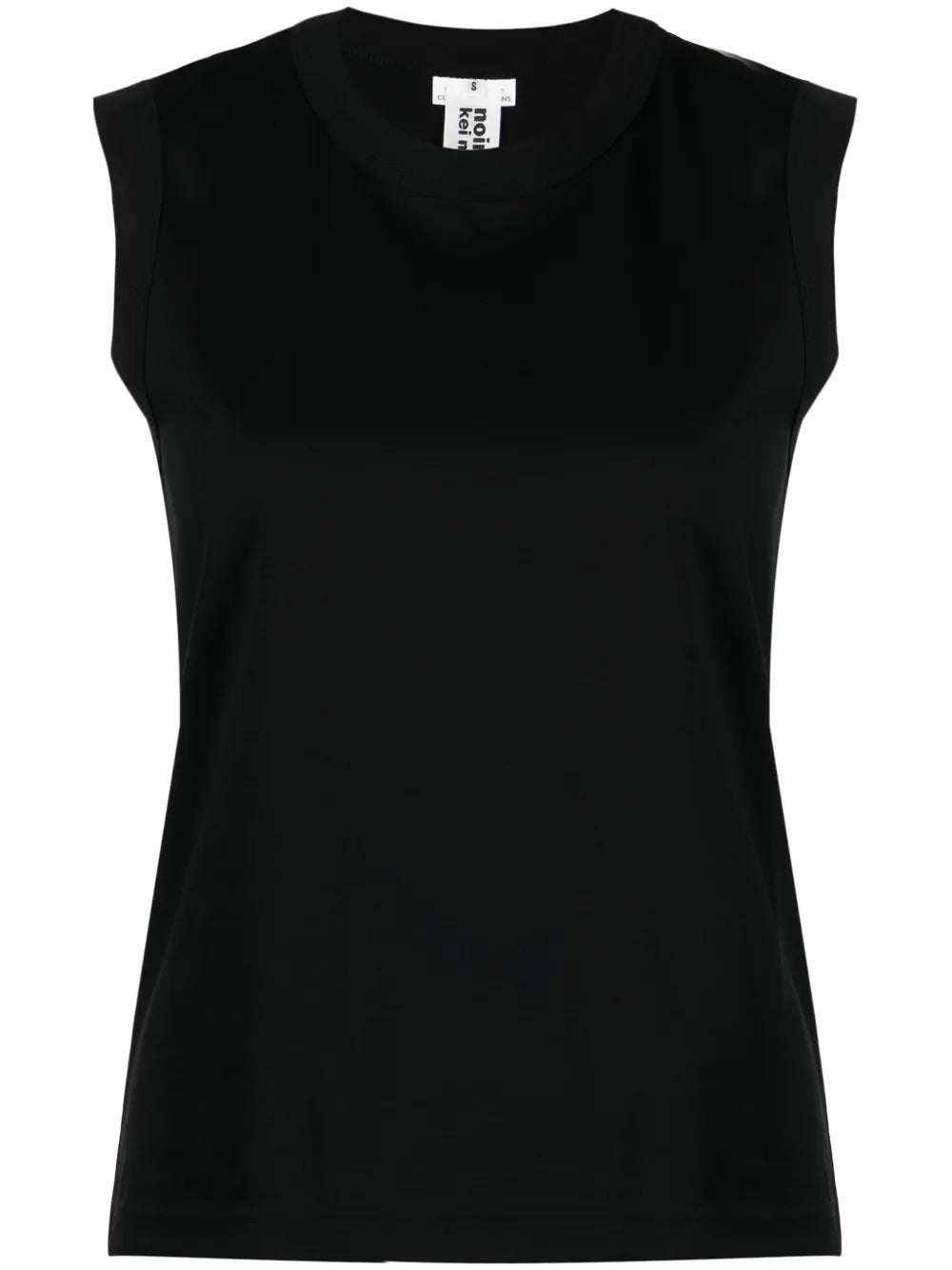 Round-Neck Cotton Tank Top