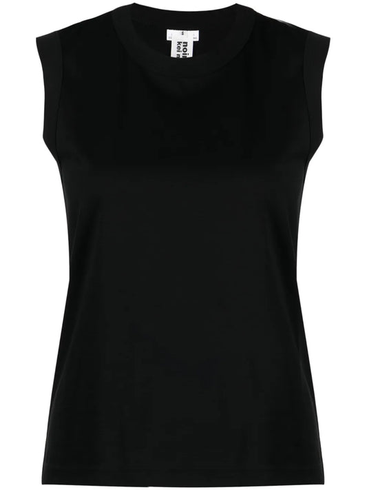 Round-Neck Cotton Tank Top