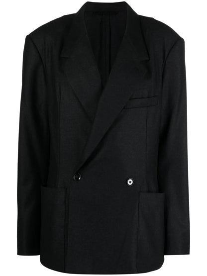 Double-Breasted Cashmere Blazer