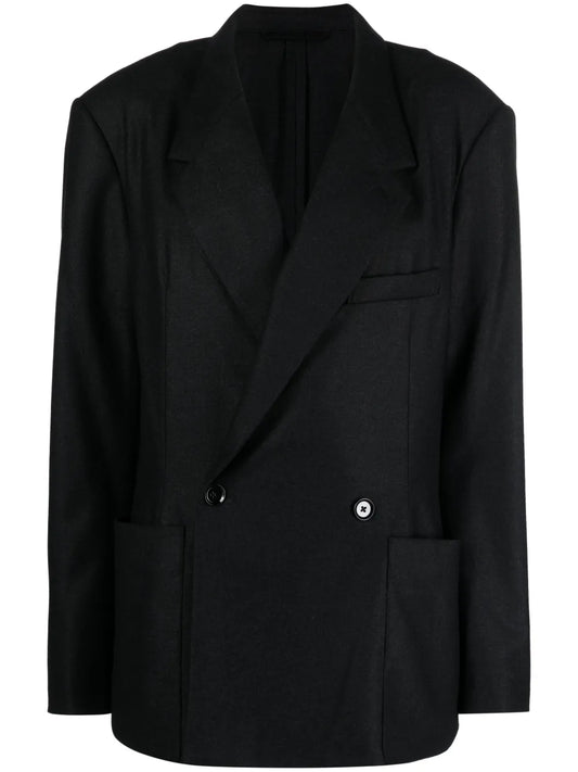 Double-Breasted Cashmere Blazer