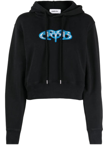 Logo-Print Cotton Hoodie