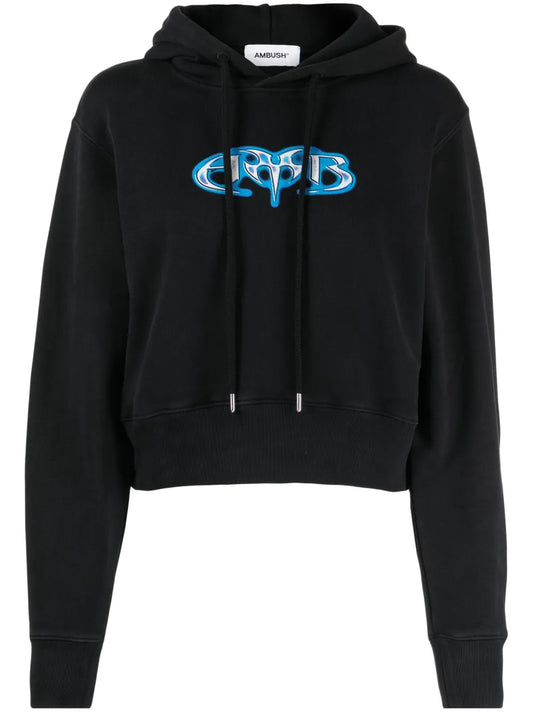Logo-Print Cotton Hoodie