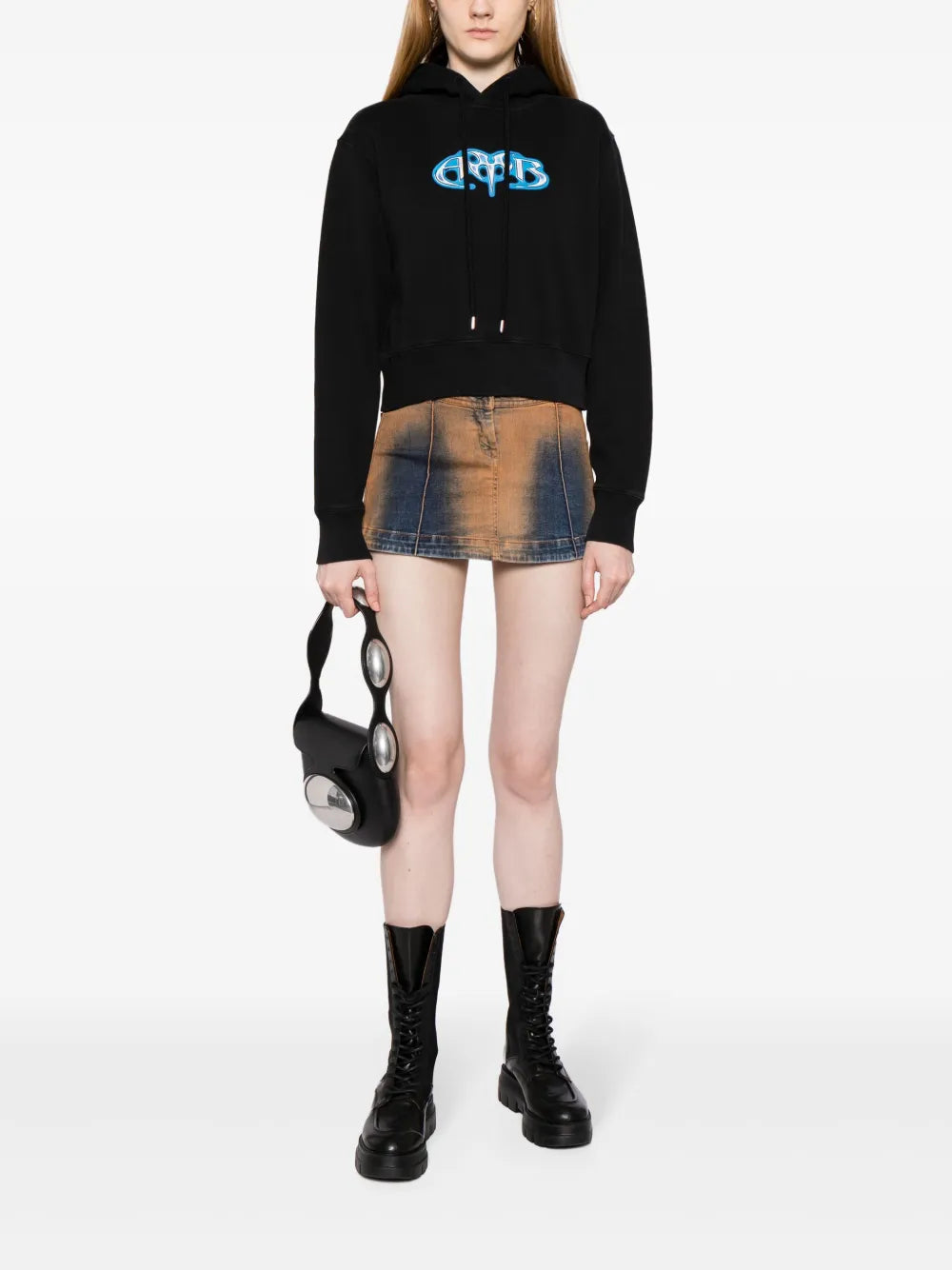 Logo-Print Cotton Hoodie