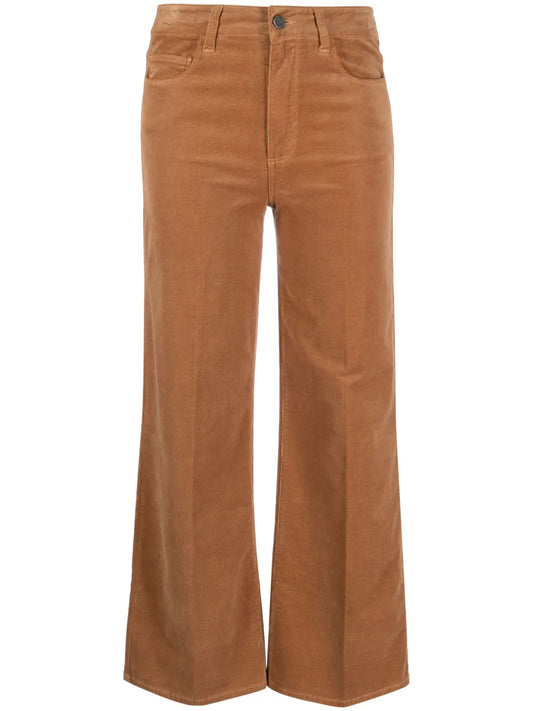 Leenah Corduroy Cropped Trousers