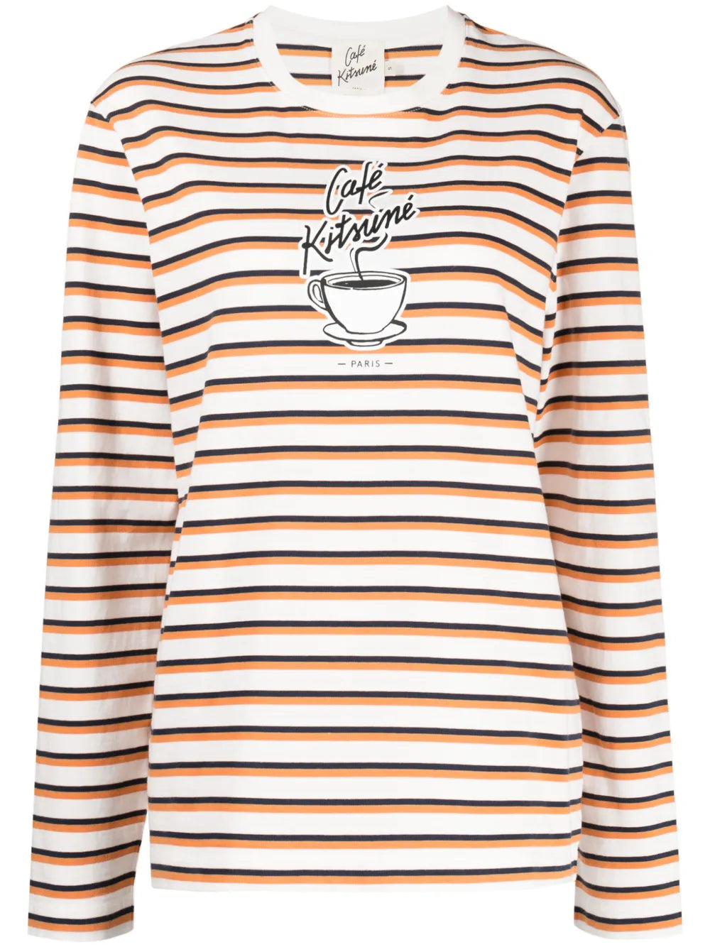 Coffee Cup-Print Cotton T-Shirt