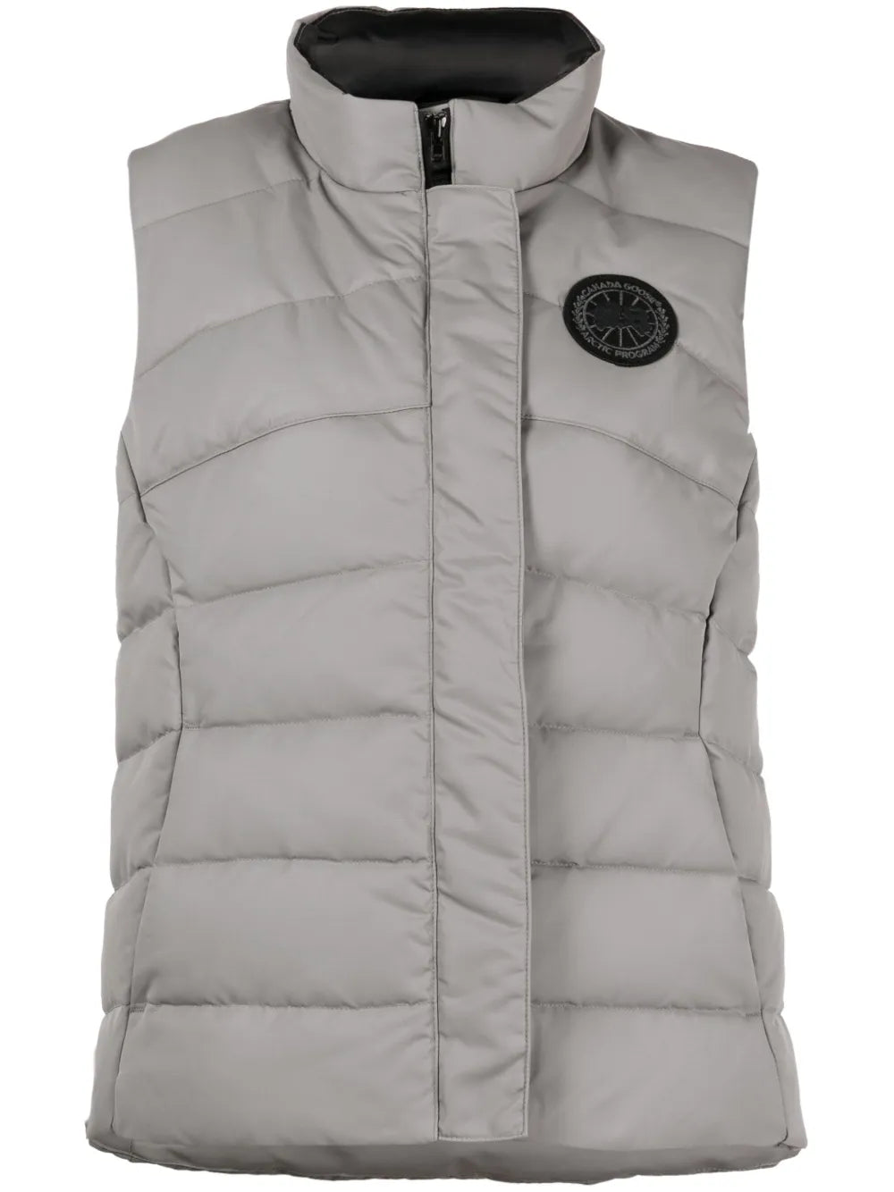 Freestyle Logo-Appliqué Satin Gilet
