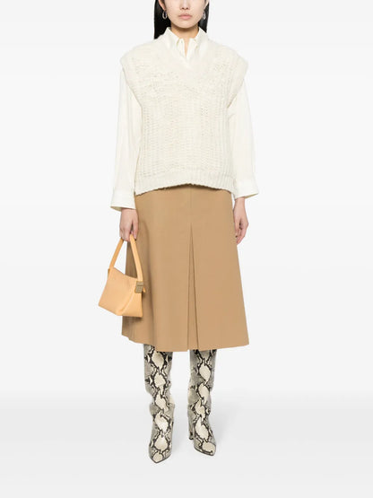 Dan Ribbed-Knit Wool Top