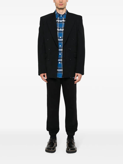 Orb-Embroidered Tapered Track Pants