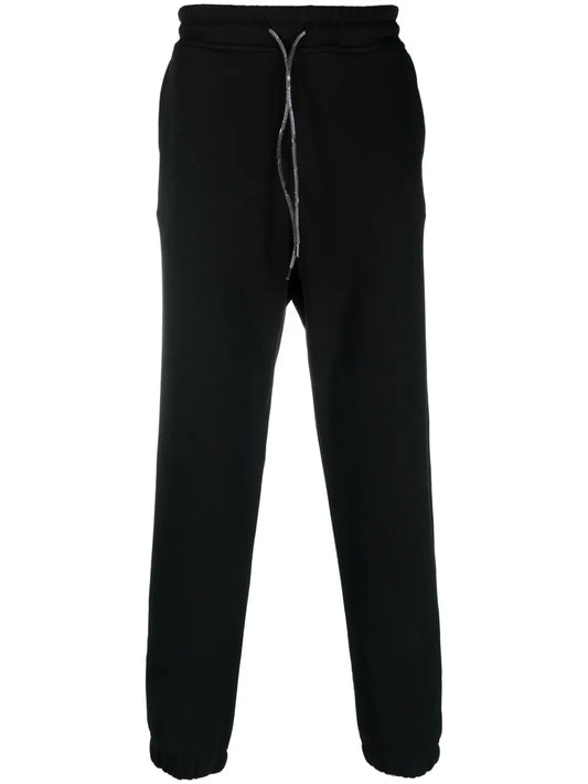 Orb-Embroidered Tapered Track Pants
