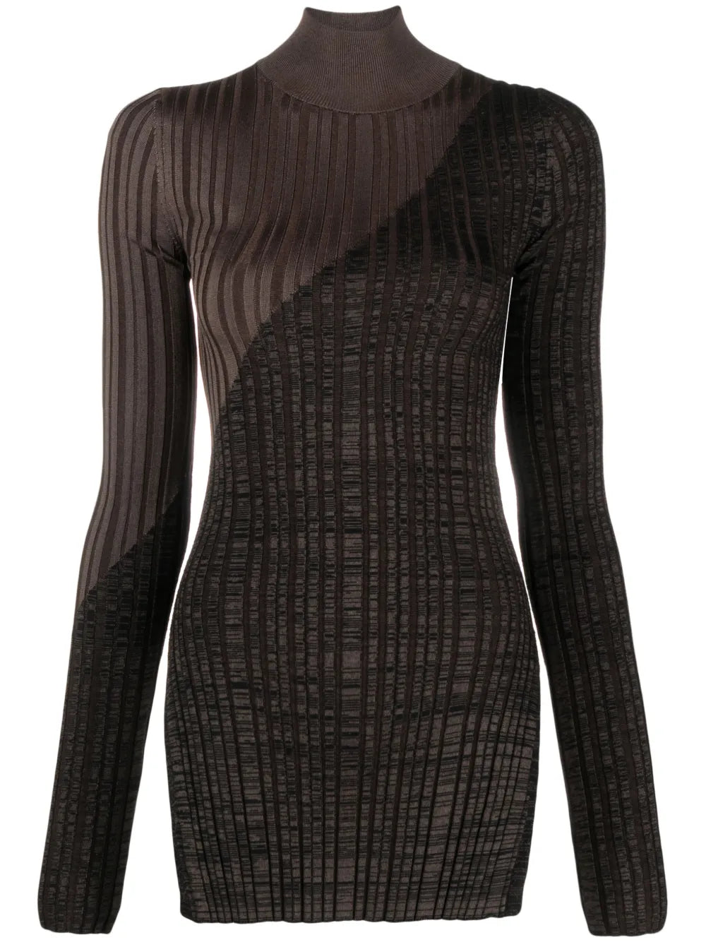 Zareen High-Neck Ribbed Jumper