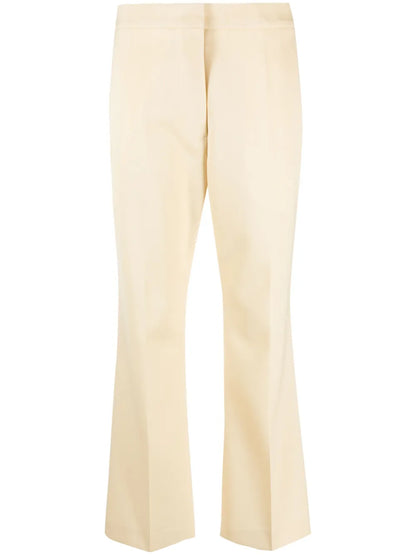High-Waisted Cropped Trousers