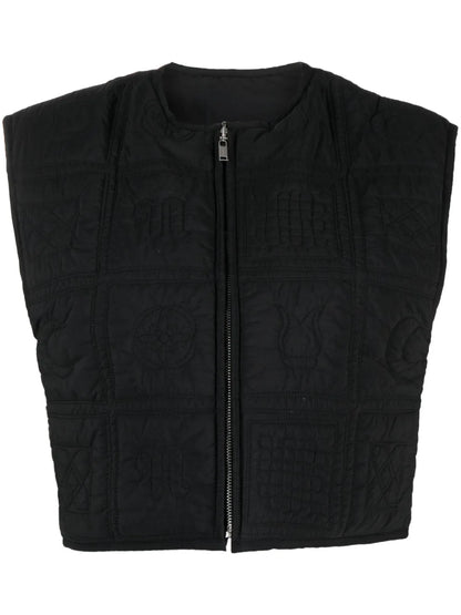Quilted Crop Gilet
