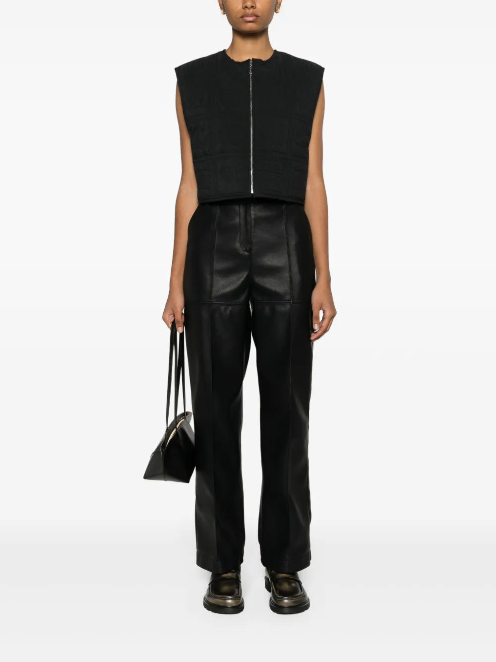 Quilted Crop Gilet