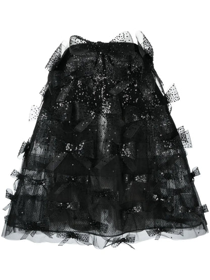 Strapless Tulle Minidress