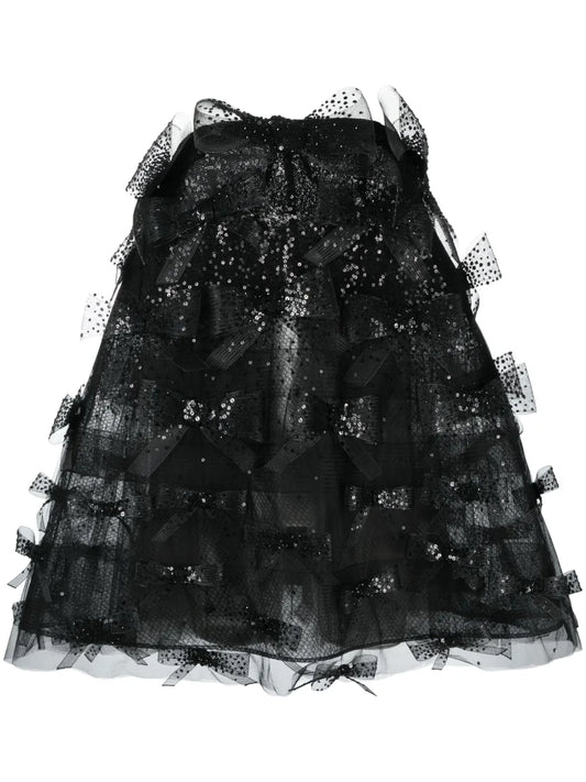 Strapless Tulle Minidress