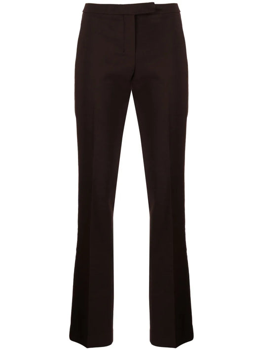 Low-Rise Slim-Cut Trousers