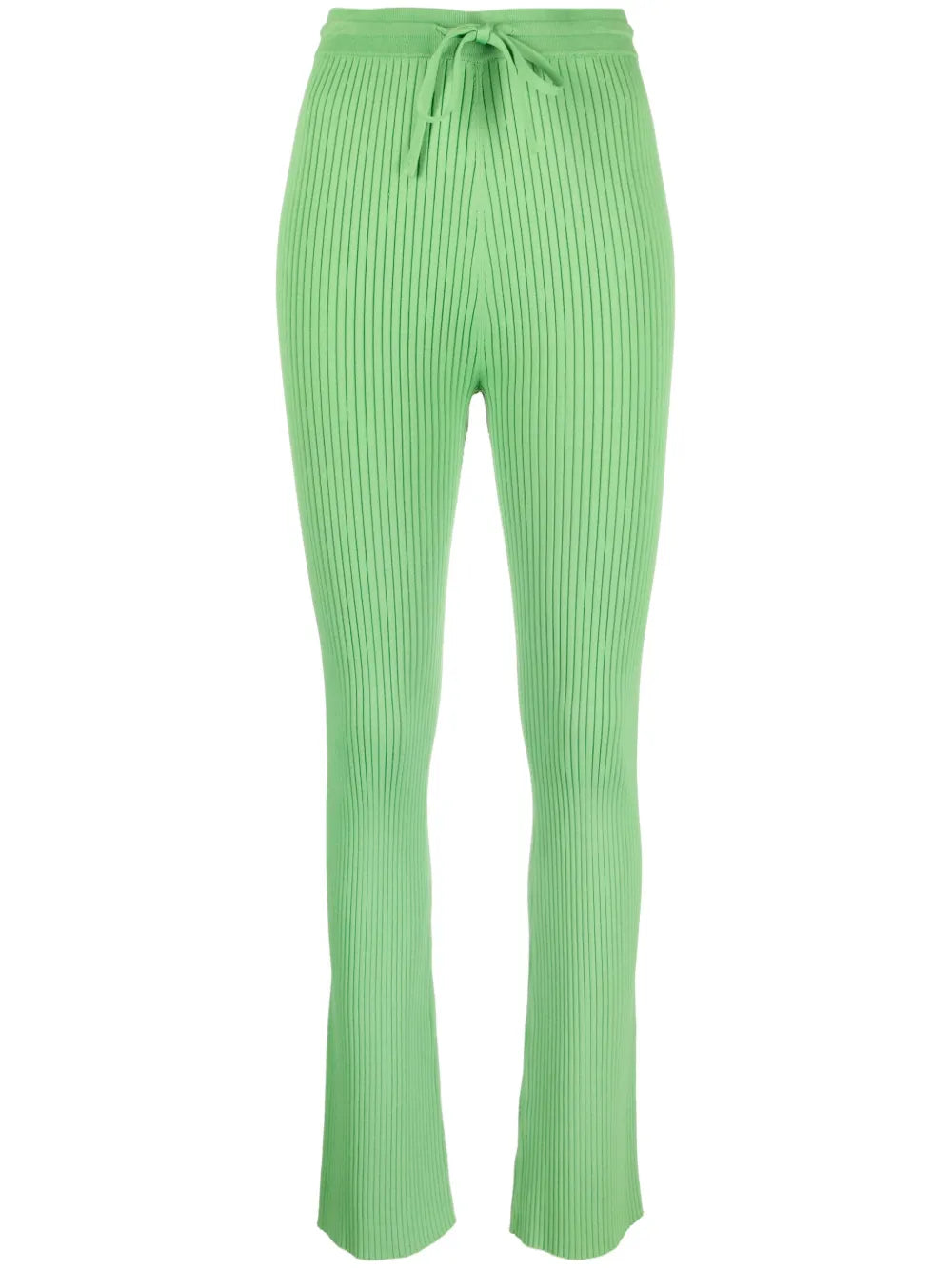 Cornelie Ribbed-Knit Flared Trousers