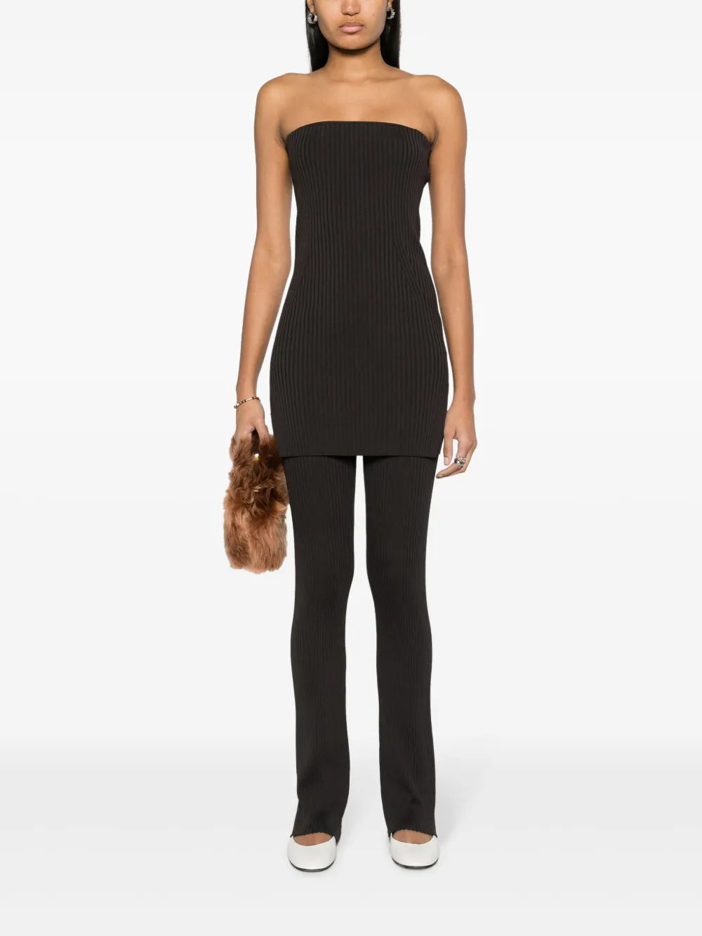 Brynn Ribbed Strapless Top