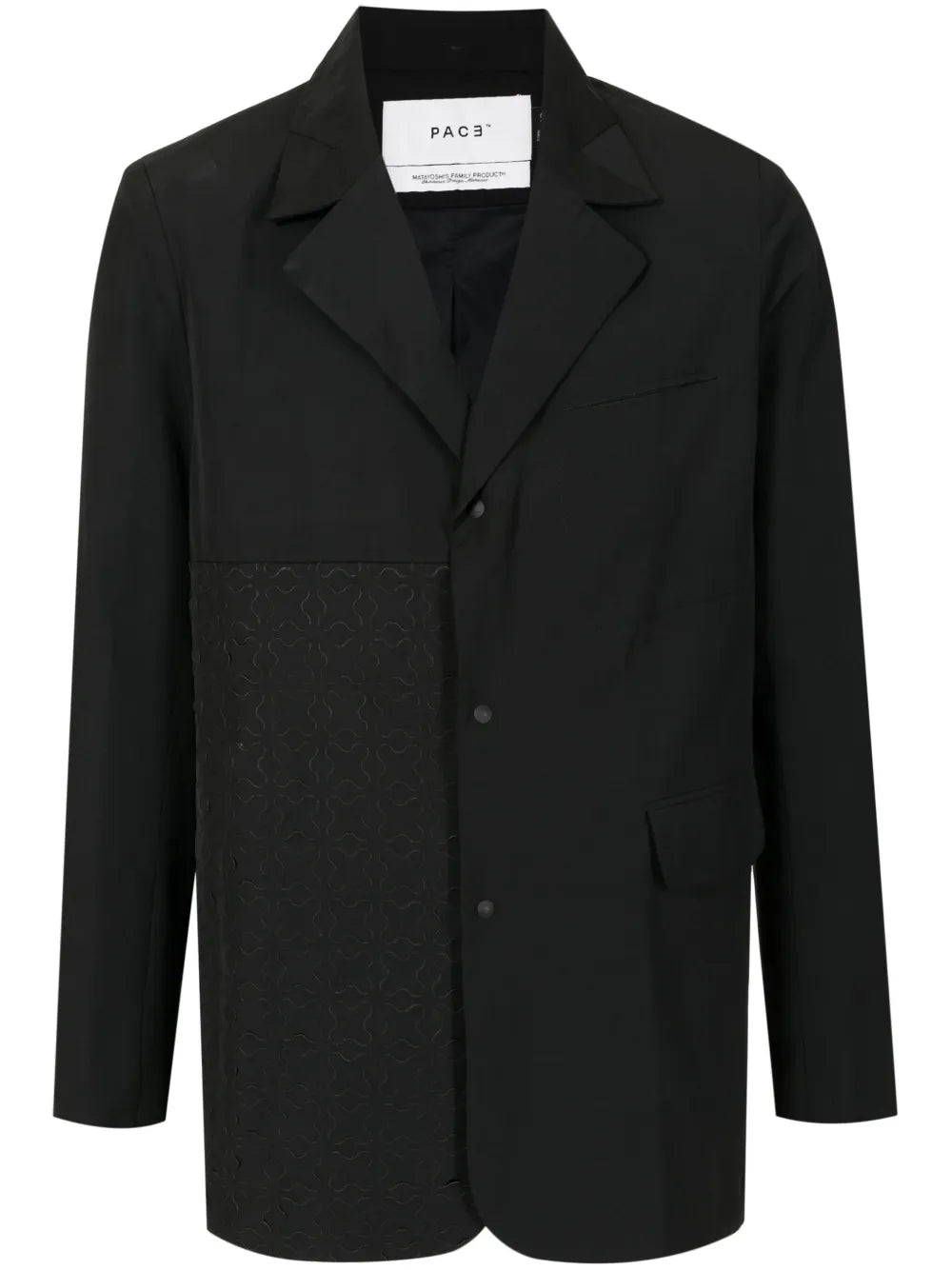 Cut-Out Single-Breasted Blazer