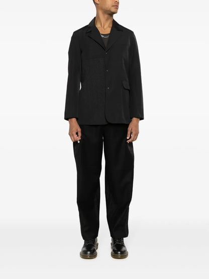 Cut-Out Single-Breasted Blazer