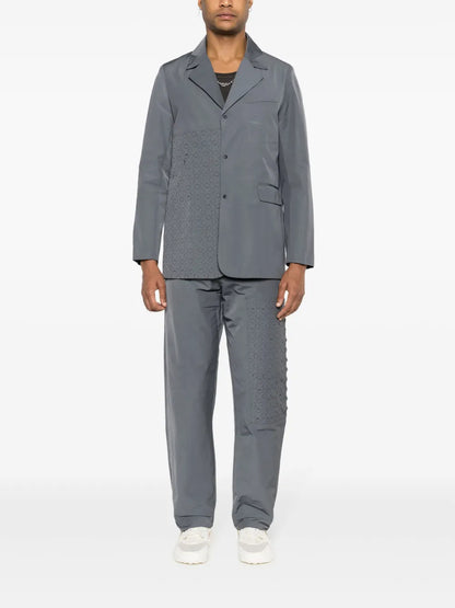 Cut-Out Single-Breasted Blazer