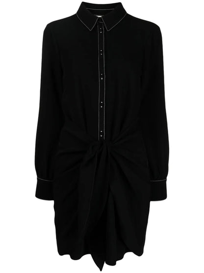 Gabby Tied-Waist Shirtdress