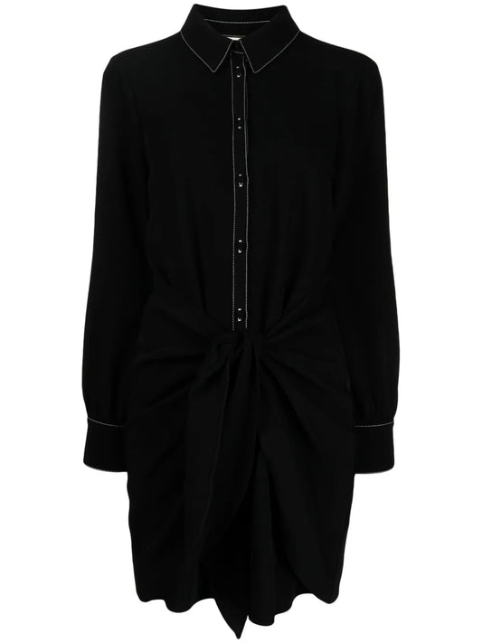 Gabby Tied-Waist Shirtdress