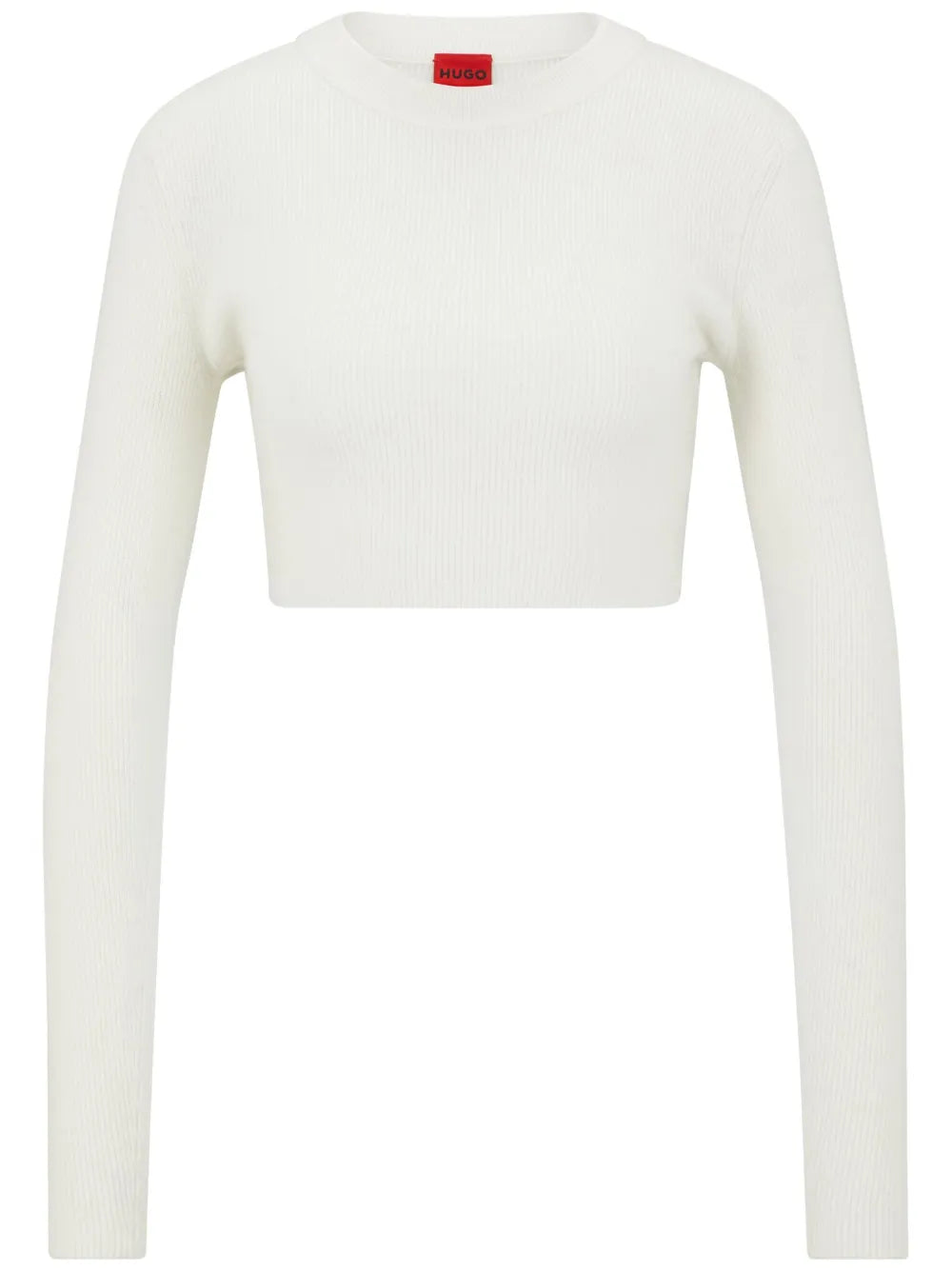 Ribbed-Knit Cropped Top