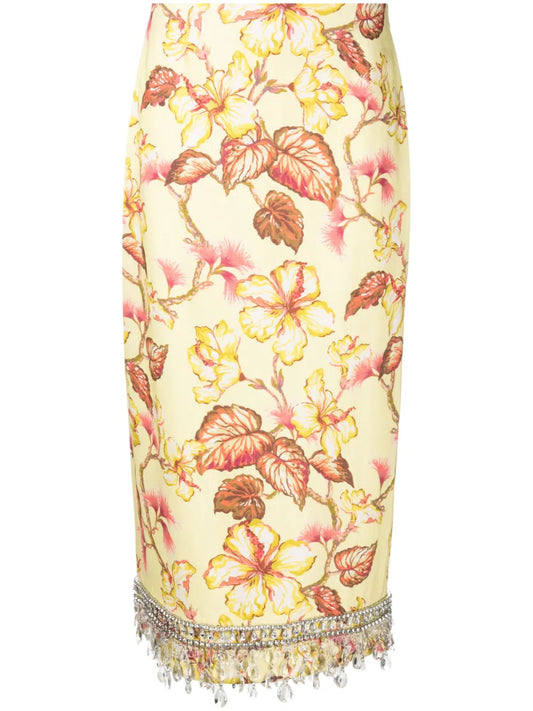 Matchmaker Diamante Midi Skirt