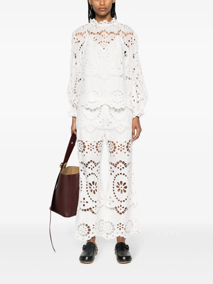 Lexi Broderie-Anglaise Blouse